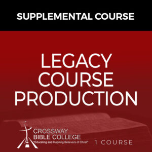 Legacy Course Production