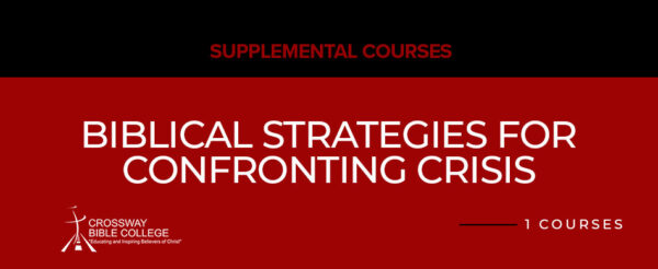 Biblical Strategies For Confronting Crisis